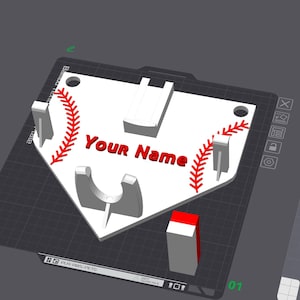 DugOut Caddy Organizer STL Digital File Only