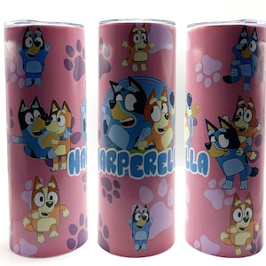 Custom Bluey Inspired Tumbler