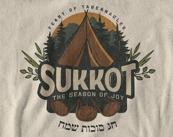 Sukkot-grafik: Lövhyddohögtiden SVG, PNG, PDF (digital nedladdning)