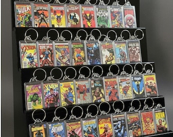 Custom Comic Book Cover Keychain: Handmade Comic/Movie Gift