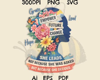 International Women's Day png, Empowerment Design, Feminist Shirt Print (ai, eps, svg, pdf)