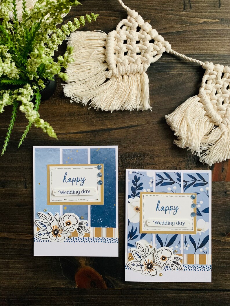 Celebration Celebrate Happy Wedding Wedding Happy Blank Card Floral Card Greeting Card
