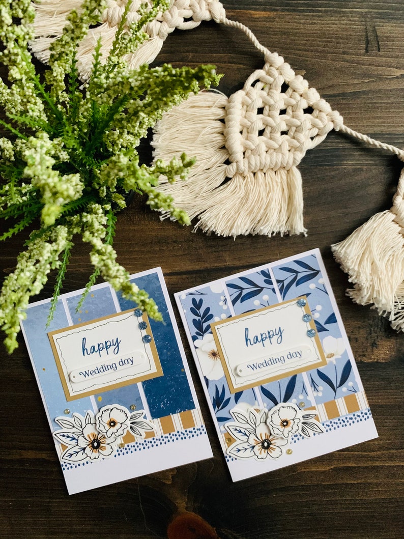Celebration Celebrate Happy Wedding Wedding Happy Blank Card Floral Card Greeting Card