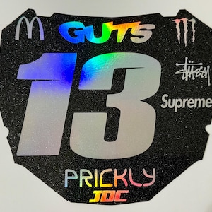 Custom ODI plate DECAL