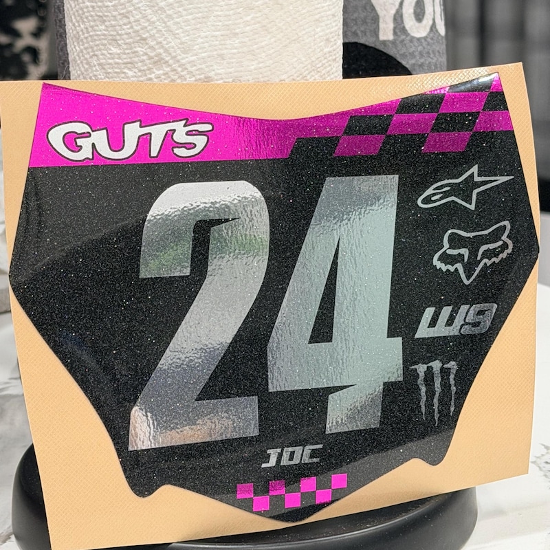 Mini Motocutz Sticker Motocutz Plate Decal - Etsy
