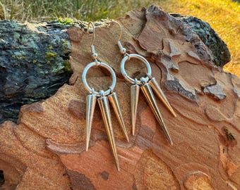 Large Spikey Earrings