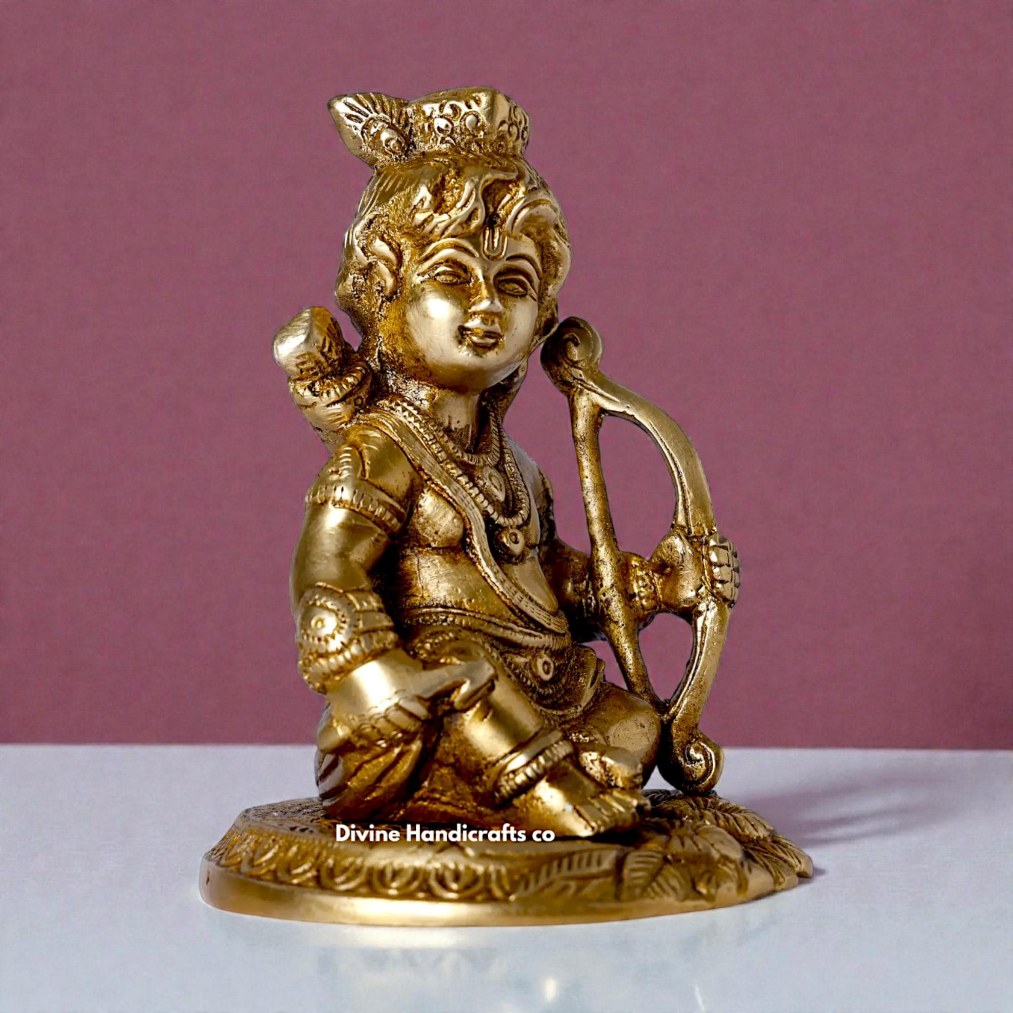 5” Brass Child Lord Rama Idol | Handmade Bal Ram Statue - Etsy
