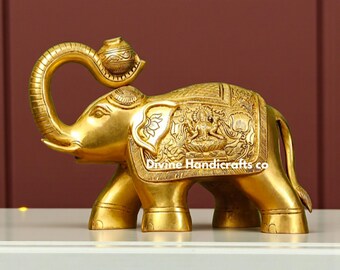 真鍮製の象の像｜手作りインドの装飾品、幸運の贈り物 - Etsy 日本
