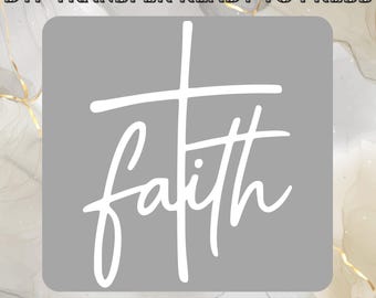 Faith Cross DTF Transfer,Christian Jesus Ready to Press,Bible Verse  DTF Transfers,Jesus Heat Press,Floral Religious Faith Iron on Press