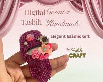 Islamic Gift  Digital Prayer Beads - Elegant Tasbeeh Counter - Islamic Wedding Gift - Prayer Rug Accessory - Misbaha