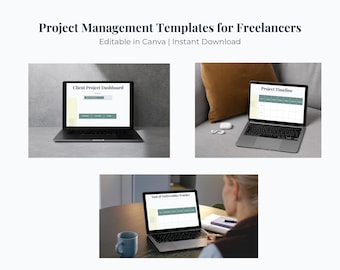 Projectmanagementsjablonen voor freelancers | Klantendashboard en taaksysteem