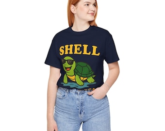 T-shirt drôle de tortue | graphique Beach Ocean Lovers | Chemise souple unisexe