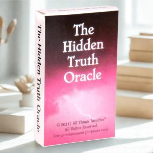 The Hidden Truth Oracle Deck – 54 Card Indie Deck for Self-Reflection| Intuitive Readings | Mindfulness | Spiritual Growth | Gift Set