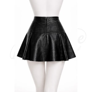 Leather Skater Dress - Etsy New Zealand Leather Skater Dress - Etsy New Zealand