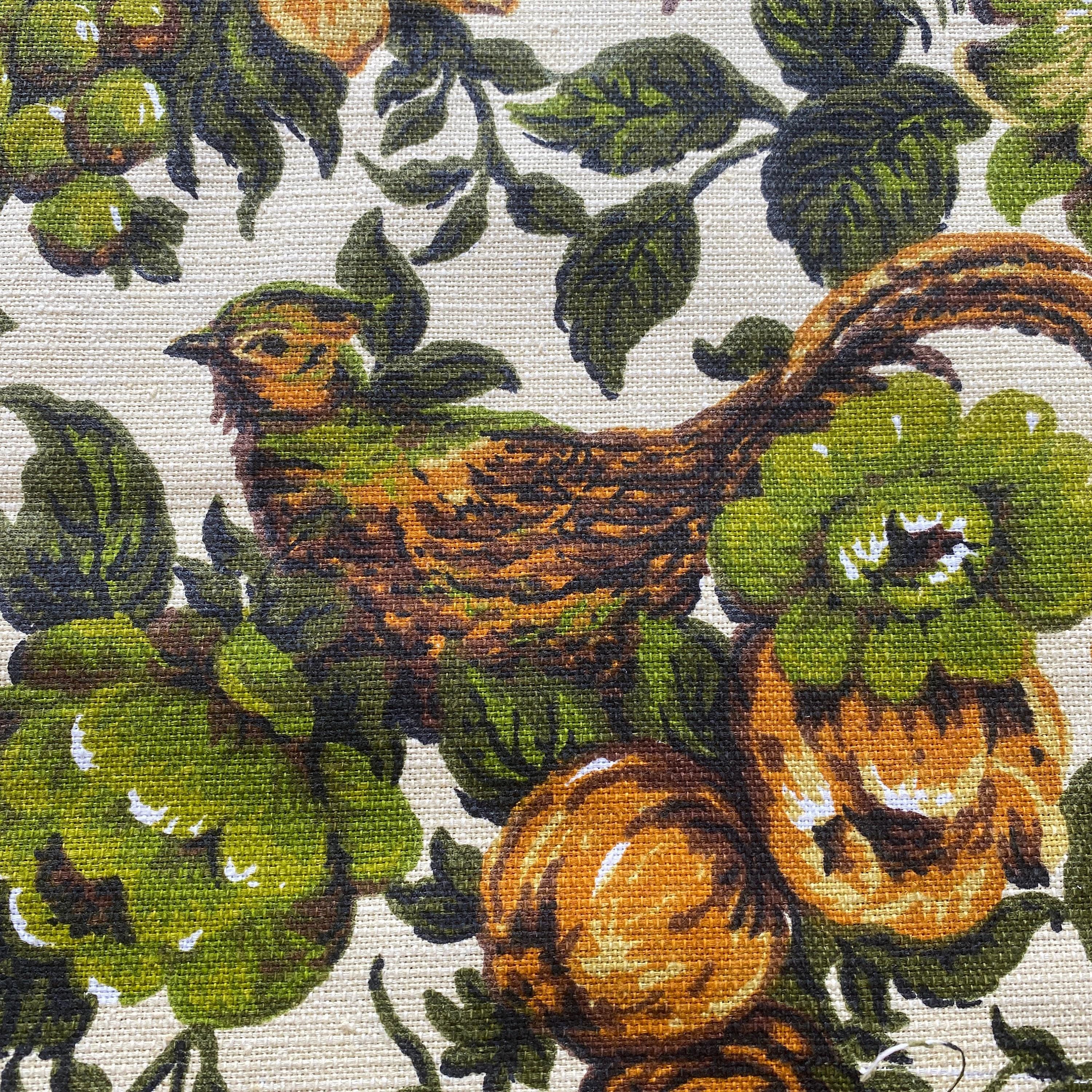 Vintage upholstery fabric 1960s - Etsy 日本