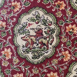 Kravet Couture Auberon Upholstery Fabric: Burgundy Red Asian Medieval Style