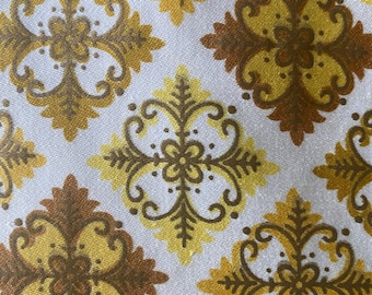 Vintage 1950s Waverly Dogwood Fabric: Cristobal Glosheen Chintz