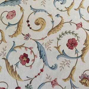 Vintage P. Kaufmann Lyons Fabric: Grandmillennial Chintz, 1980s Home Decor