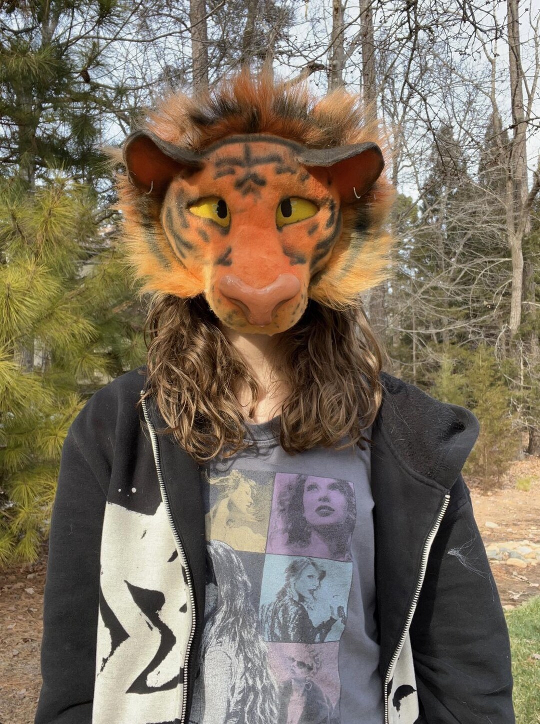 Ta Rien Mask Tiger Therian Mask - Etsy