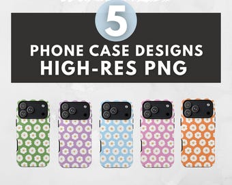 Daisy Phone Case Sublimation Designs