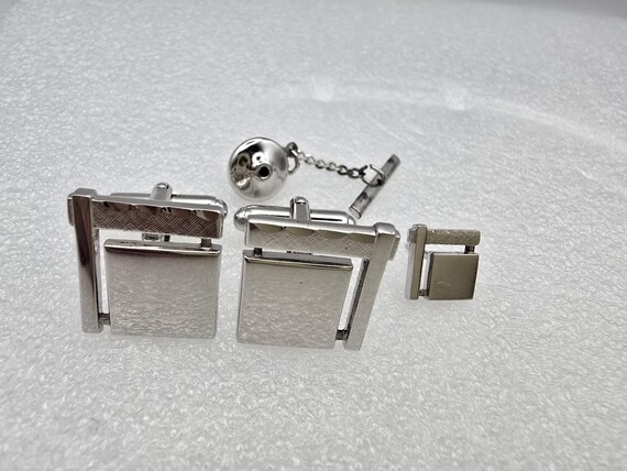 Vintage Anson  solid  Sterling silver cufflinks a… - image 8