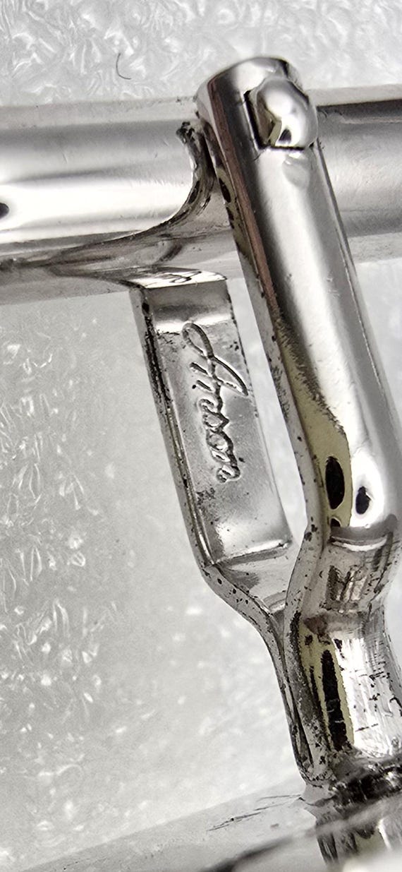 Vintage Anson  solid  Sterling silver cufflinks a… - image 6