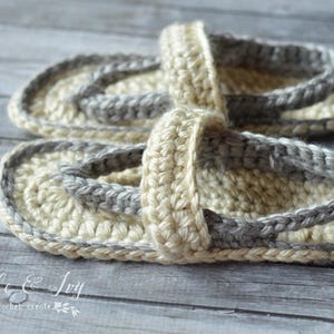 CROCHET PATTERN: Chunky Flip-Flops Slippers Crochet Pattern pdf DOWNLOAD