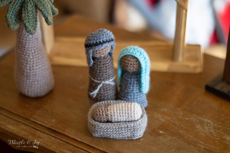 CROCHET PATTERN: Crochet Nativity Set pdf DOWNLOAD image 2