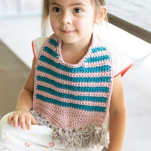 CROCHET PATTERN: Crochet Bib Modern Pattern Pack PDF Download - Etsy