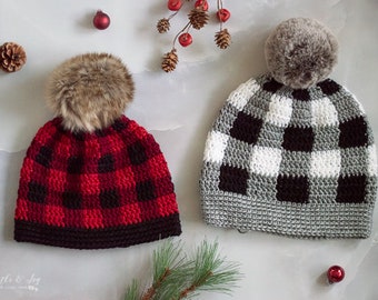 CROCHET PATTERN: Top Down Crochet Hats -  PDF Download