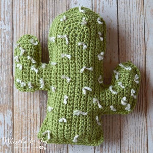CROCHET PATTERN: Chunky Cactus Pillows Crochet Crochet Pattern PDF Instant Download image 3
