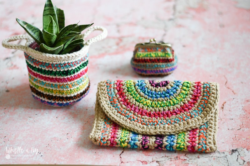 39 Crochet Clutch Patterns, Fringe Purses, and Granny Square Styles 28 Crochet Pattern: Rica Colorful Crochet Pattern Pack