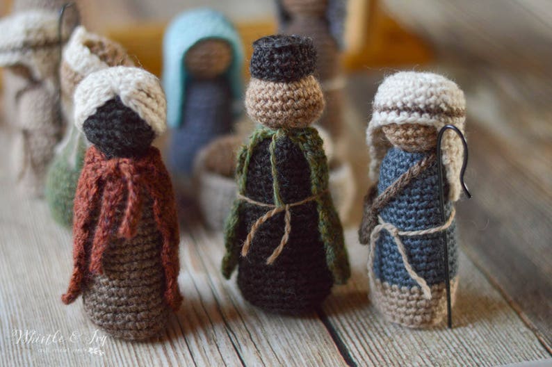 CROCHET PATTERN: Crochet Nativity Set pdf DOWNLOAD image 5