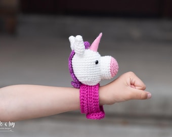CROCHET PATTERN: Crochet Slap Bracelet Buddies (Crochet Pattern DOWNLOAD)