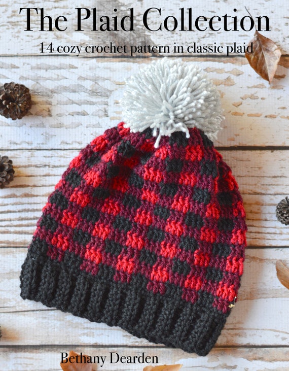 PATTERN EBOOK: Crochet Plaid Patterns Collection Ebook pdf | Etsy