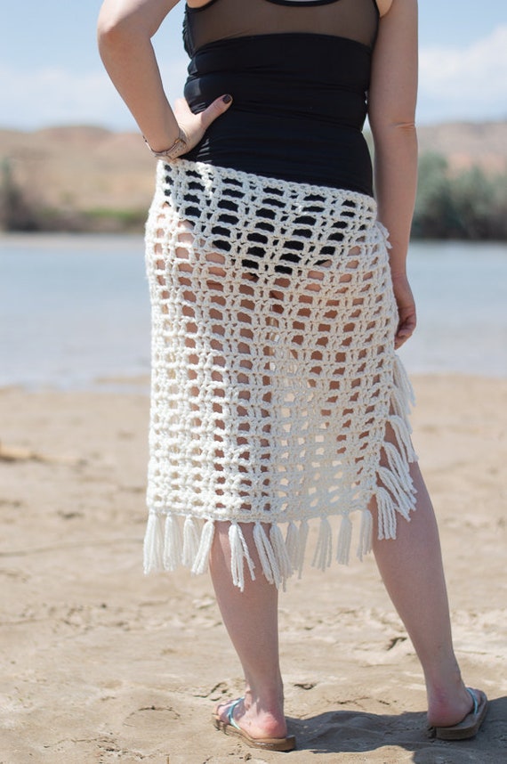 Crochet PATTERN: Crochet Sarong Beach 