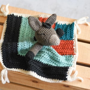 CROCHET PATTERN: Crochet Donkey Lovey for Baby  - DIGITAL Download
