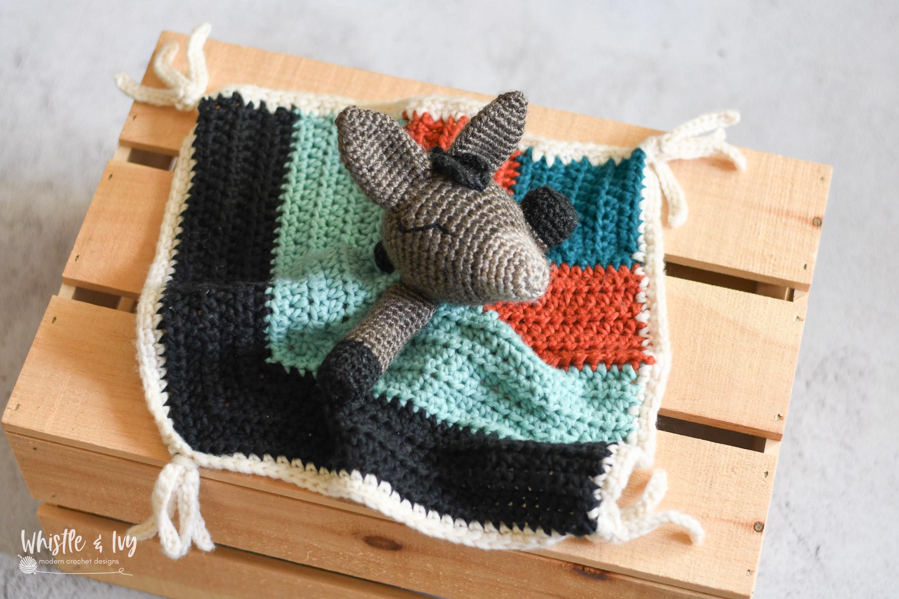 Crochet Pattern: Crochet Donkey Lovey for Baby