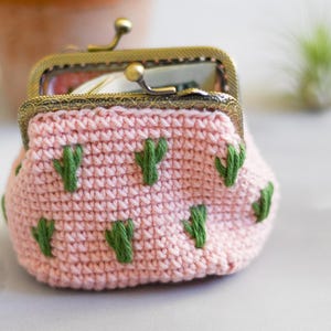 Crochet Cactus Pouch PATTERN Bundle: 3 Styles (PDF Download)