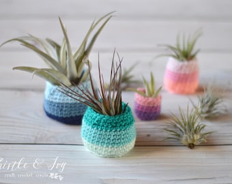 Air Plant Pots Crochet PATTERN PDF DOWNLOAD