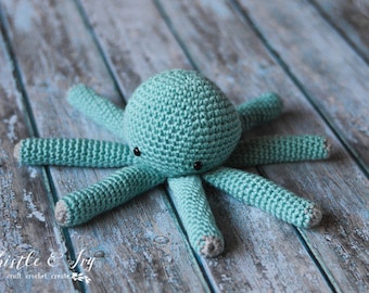 Baby Octopus Plushy Amigurumi Crochet Pattern DIGITAL DOWNLOAD