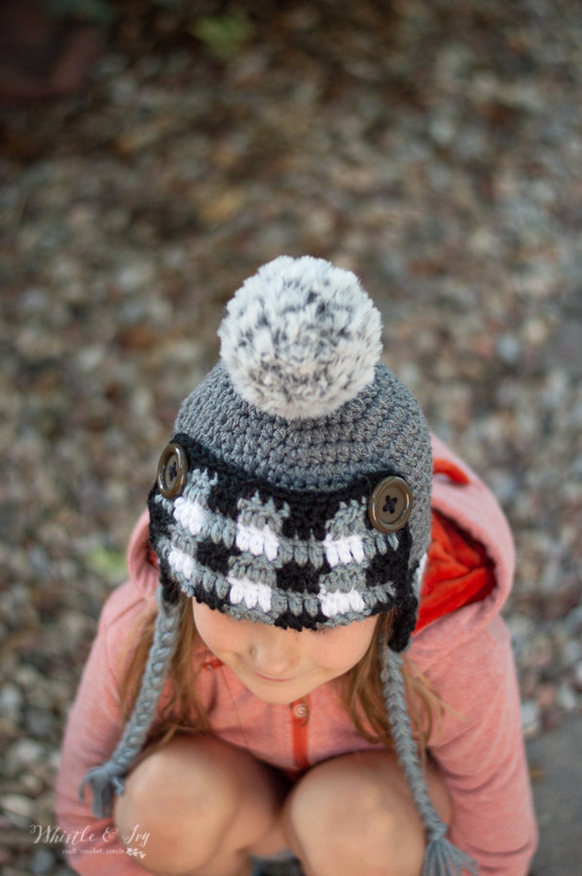 CROCHET PATTERN Crochet Plaid Trapper Hat Pattern PDF Etsy