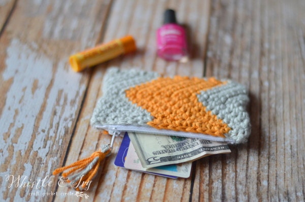 40 Paid and Free Crochet Chevron Patterns To Try Today 13 Crochet Pattern: Cute Chevron Zipper Pouch