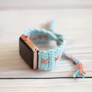 CROCHET PATTERN: Apple Watch Band (Crochet Pattern Download) Includes 3 Variations