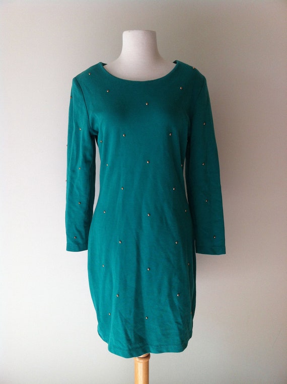 green studded dress Madeline Maxi Knit Dress main image 1