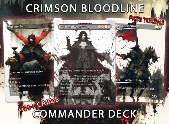 mtg enduring enchantments card list Edgar Markov V2 Chibi Deck – Elkoychibi main image 1
