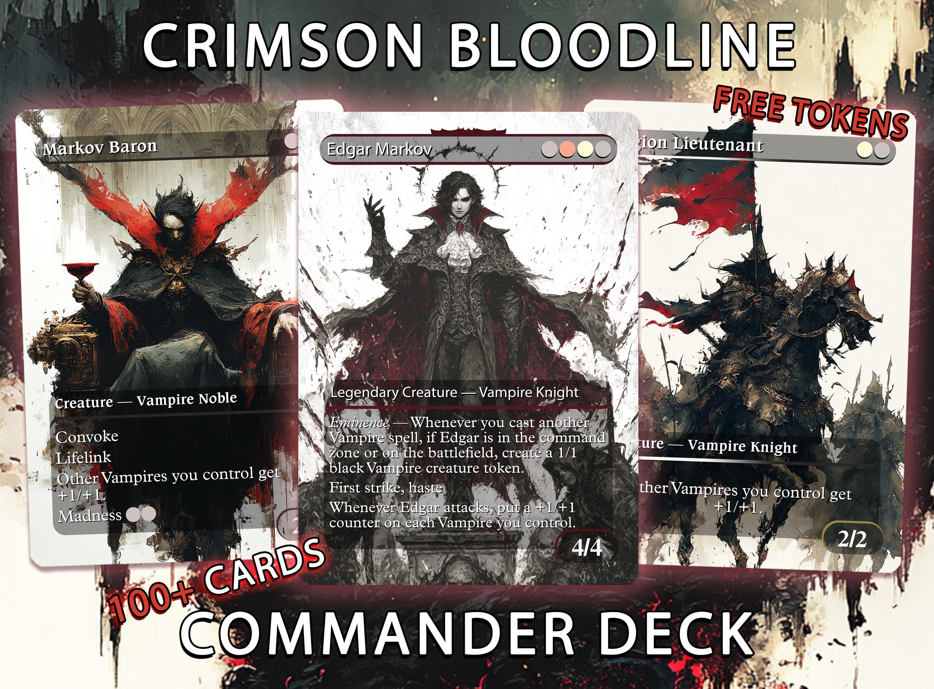 エドガー・マルコフ統率者デッキ – 貴族の吸血鬼代理 – EDH 100枚以上