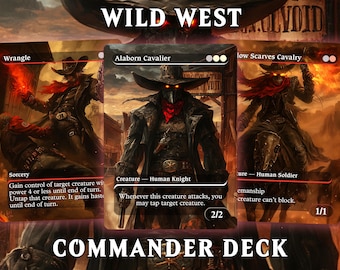 Wild West Commander Deck – Progenitus EDH Proxy – Custom Fan Deck