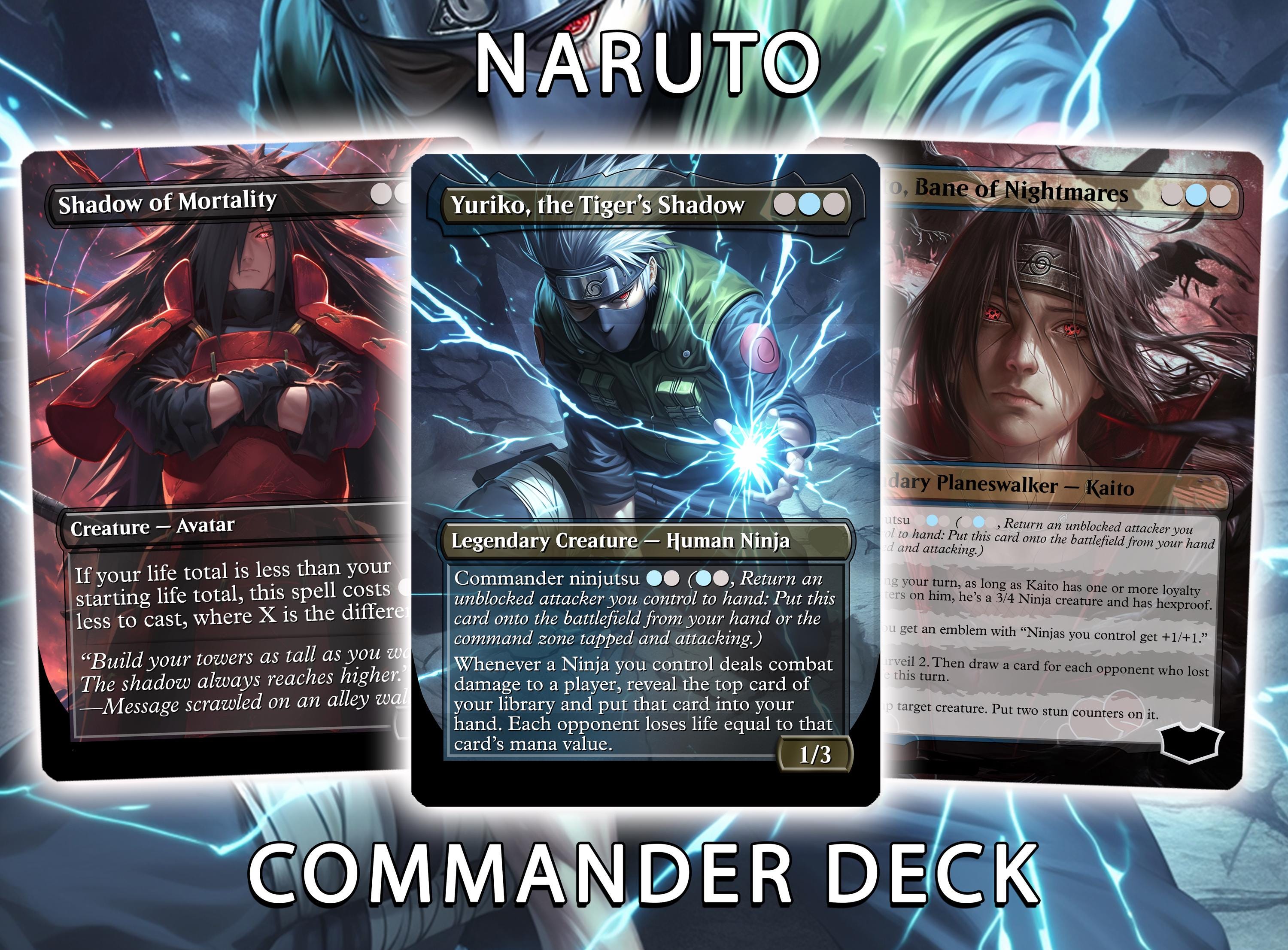 mtg ninja commander deck MTG Commander Deck EDH Deck Yuriko, the Tiger's Shadow 100 Magic Cards  Custom Deck Ninjas Ninjutsu Dimir main image 0