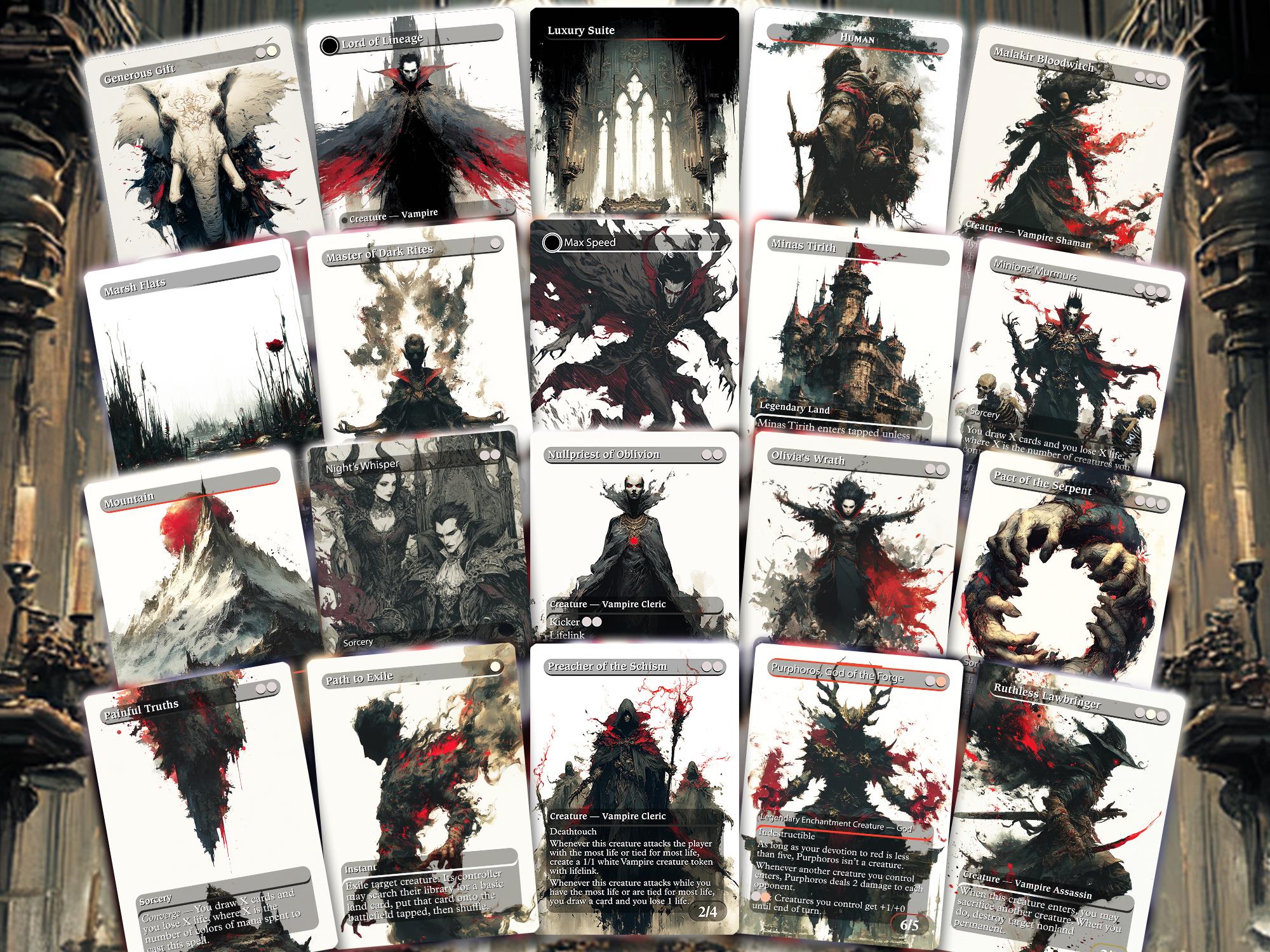 エドガー・マルコフ統率者デッキ – 貴族の吸血鬼代理 – EDH 100枚以上